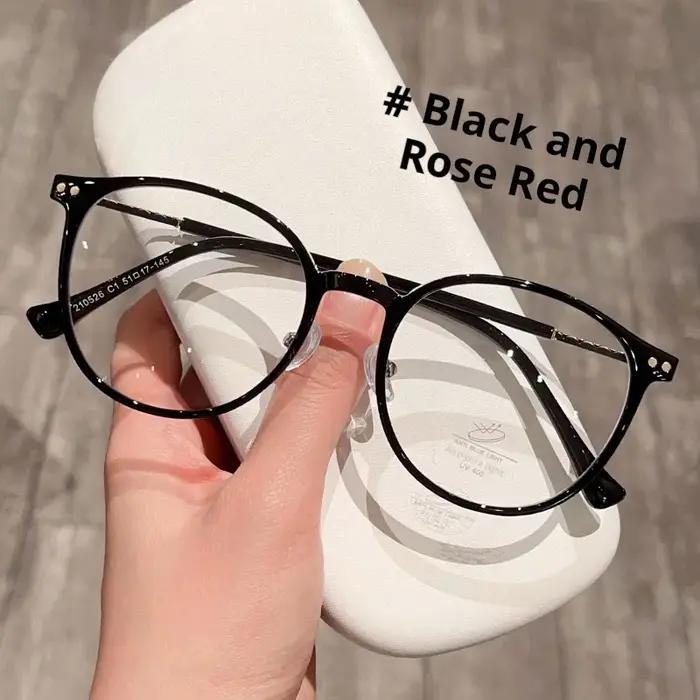 Coréen rétro grand visage minceur personnalisé optique Prescription myopie femmes et hommes mode Ant