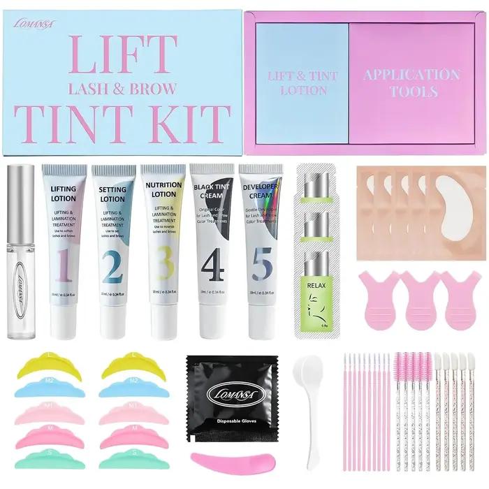 Kit Lomansa Lash Lift et Coloration Noir Intense pour Cils – Tenue Forte 4 Semaines