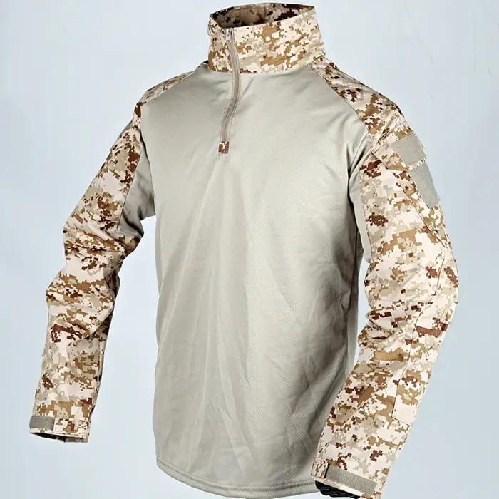 Armée en plein air t-shirt à manches longues chemise de Combat vêtements tactiques respirant