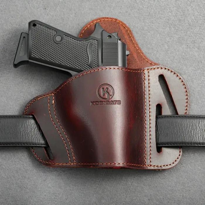 KOSIBrapidly-Étui de ceinture en cuir véritable OWB, étui de chasse, 1911