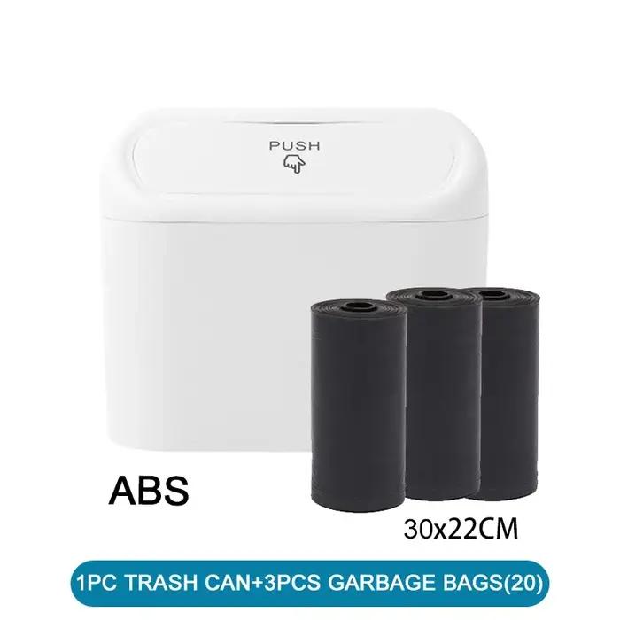 Poubelle de voiture (avec couvercle) contient 60 (300) sacs poubelles