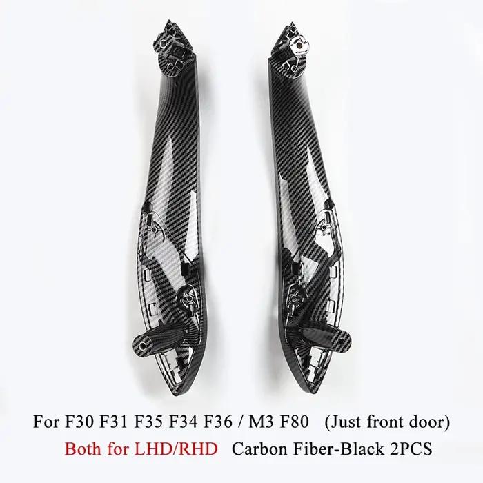 Garnitures de Poignées Intérieures de Porte en Fibre de Carbone pour BMW Série 3 4 F30 F31 F32 F33 F34 Occasions Spéciales Personnalisation Confort Durabilité