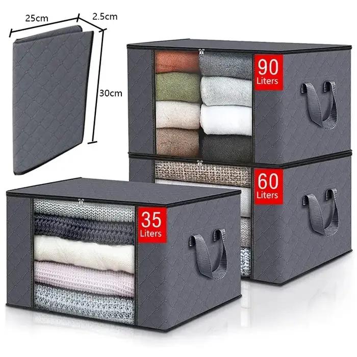 Sac de rangement pliable de grande capacité pour vêtements