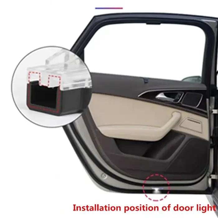 Projecteur de porte LED pour voiture, lampe d'ombre fantôme, accessoire d'éclairage, Volvo XC90, 202