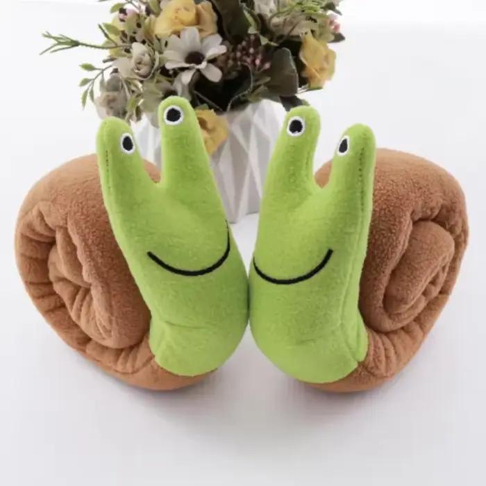Jouets pour animaux de compagnie en forme d'escargot pour chiens et chats