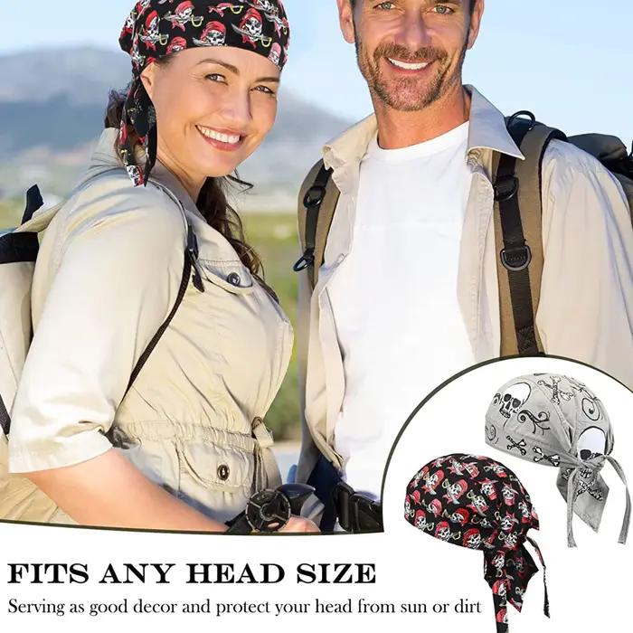 1 pièces cyclisme crâne Pirate casquette chapeau Bandana tête enveloppement respirant casque doublur