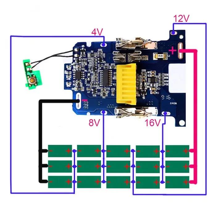1/2/5 pièces BL1830 Li-Ion batterie BMS PCB carte de Protection de charge pour Makita 18V outil élec
