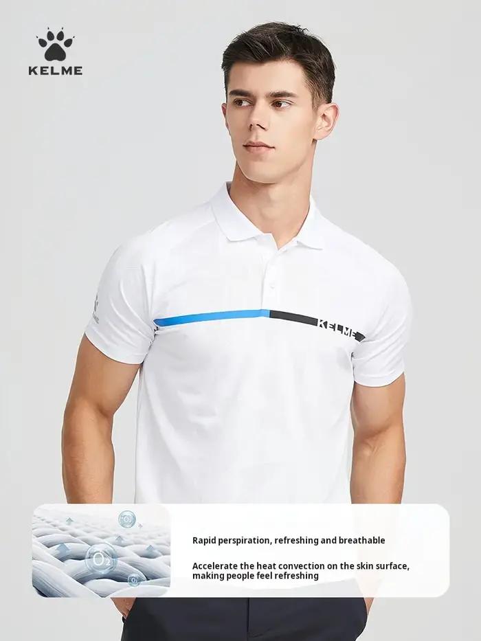 Kelme-Polo confortable et respirant pour homme