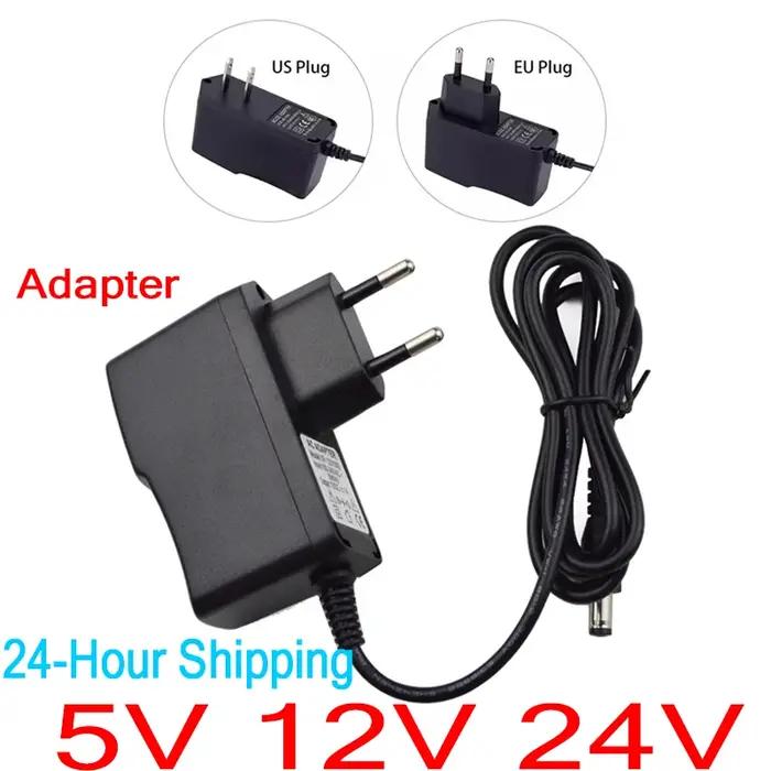 Adaptateur d'alimentation 12V DC, Transformador 220V à 12V 24V 5V, transformateur 1A 2A 3A, converti