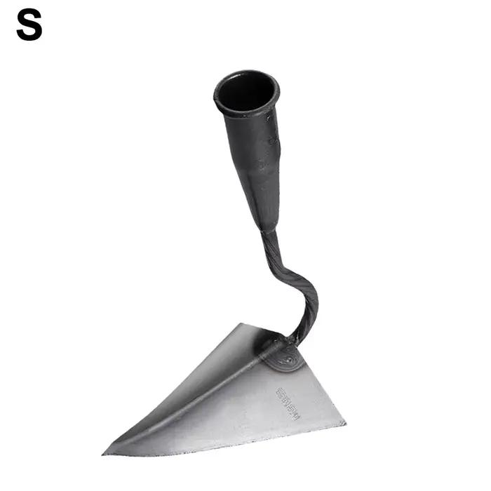 Outil de jardinage houe de labour sarclier triangulaire en acier au manganèse pour le désherbage et la plantation de légumes