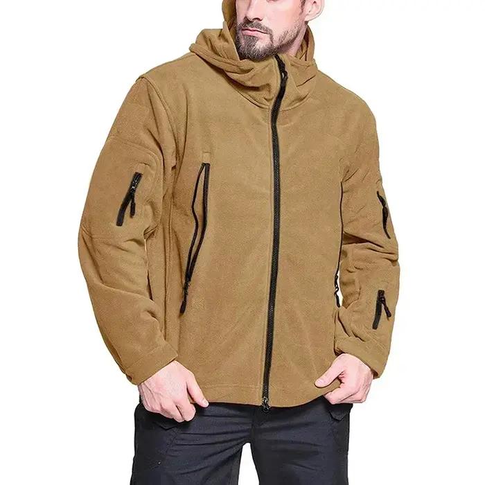 Veste à capuche polaire pour homme
