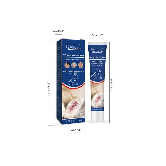 Pâte guérison pour plaies d'animaux de compagnie pour chiens et chats soins cutanés liquide doux pour animaux de compagnie usage quotidien et cadeau spécial