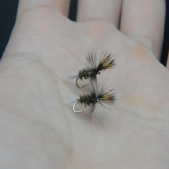 Mouches sèches Callibaetis Mayfly 5 pièces pour pêche à la truite en surface sur lac river océanique