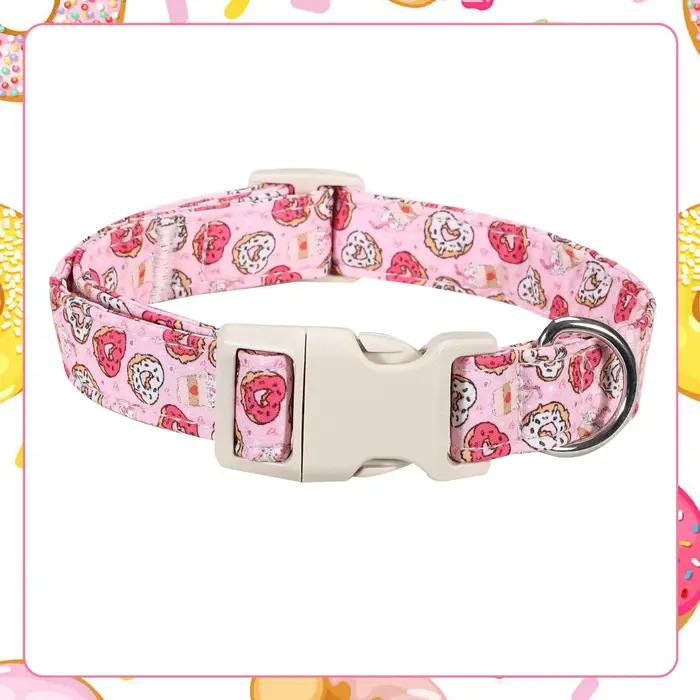 Collier Saint-Valentin personnalisé en nylon doux pour chiots et chatons confortables et sûrs occassions spéciales chiens animaux de compagnie