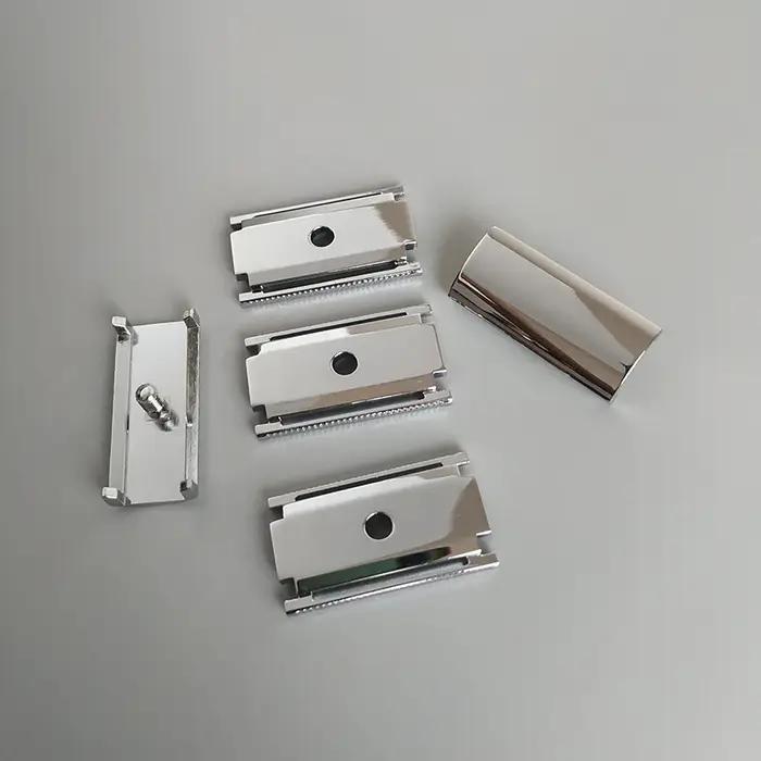 Dscosmetic AX-SE Rasoir de sécurité double tranchant en alliage de zinc avec poignée en acier inoxyd