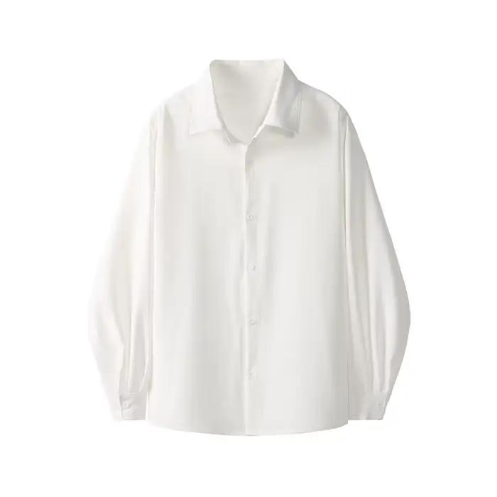Chemises pour hommes, vêtements pour hommes, chemise grande taille, design simple, manches longues, décontractée, confortable, coupe tendance, pour hommes grands et corpulents