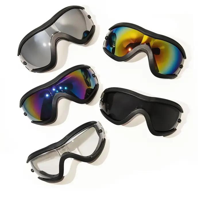 Lunettes de soleil souples et réglables pour chien protection uv pour animaux de compagnie facile à porter chiots petite et moyenne race conduite en extérieur