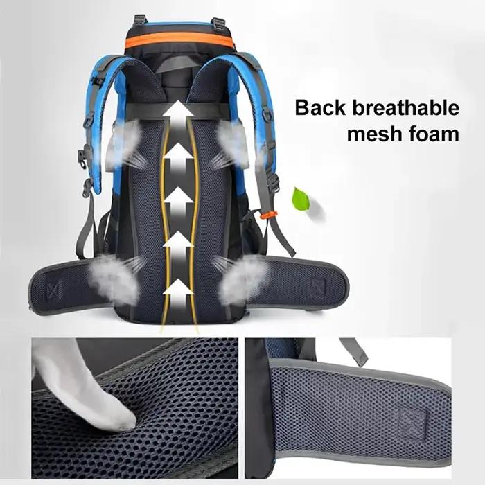 Sac à dos de camping pour homme et femme, sac de voyage, escalade, randonnée, trekking, canadisme en