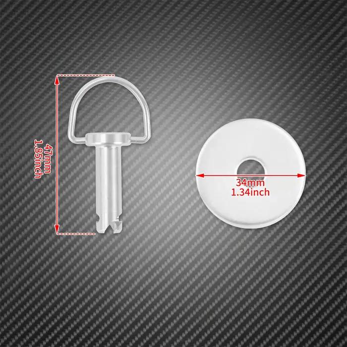 Boulon de goujon de broche de montage de sacoche rigide pour Harley Softail Fat Boy Touring Street élégant et robuste pour améliorer l'esthétique et la performance de votre moto occasions spéciales
