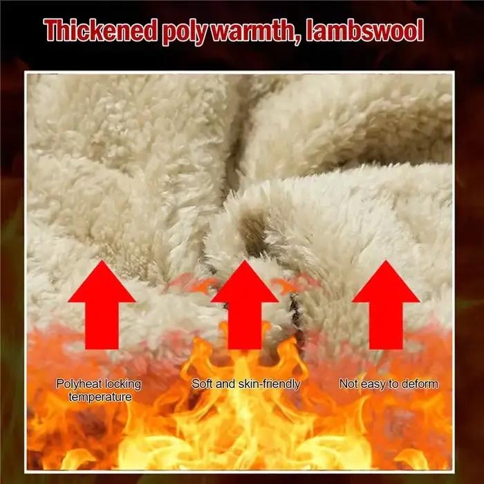Pantalon hiver chasse épais imperméable sport homme laine confort outdoor streetwear