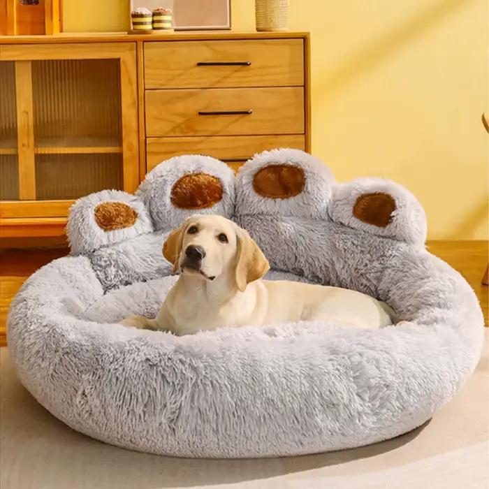 Chenil pour chiens, lits pour grands chiens, grand panier lavable, accessoire moyen, produits pour a