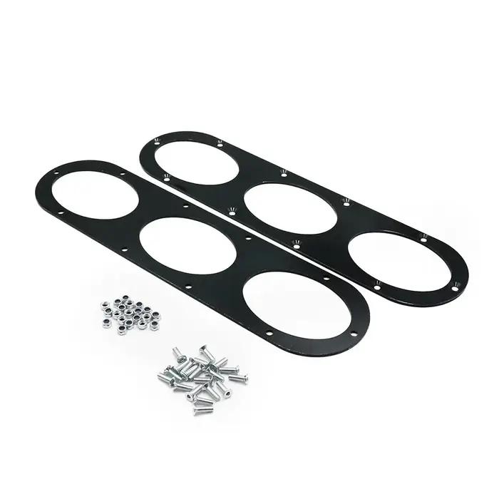 Panneau de diffuseur de DIVERSION d'air de pare-chocs arrière en aluminium, 2 pièces