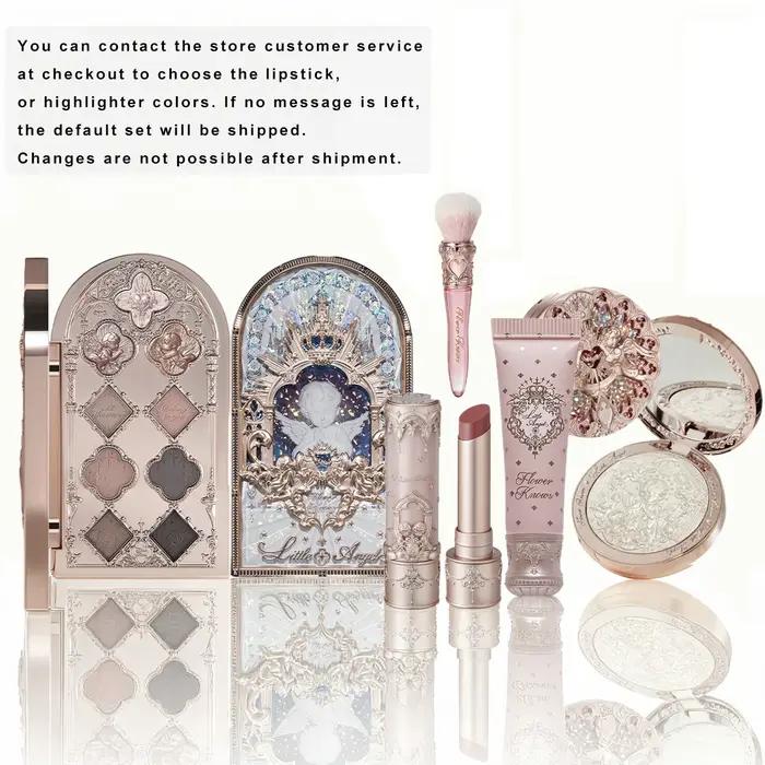 Ensemble de maquillage pour femmes Flower Knows Little Angel - Fard à paupières pigmenté longue durée