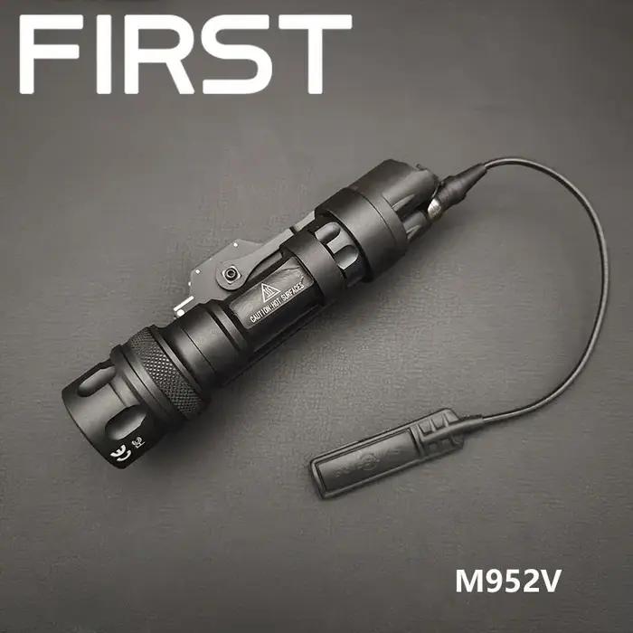 Lampe de poche tactique en métal M951 M952V, stroboscopique LED Surefir avec armes à montage QD M93,