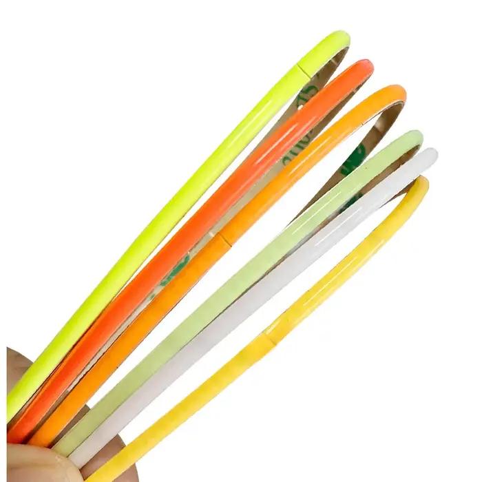 Bande lumineuse LED COB USB 5V, 2.7mm, très fine, multicolore, 480 diodes, 1m, 2m, pour ordinateur,