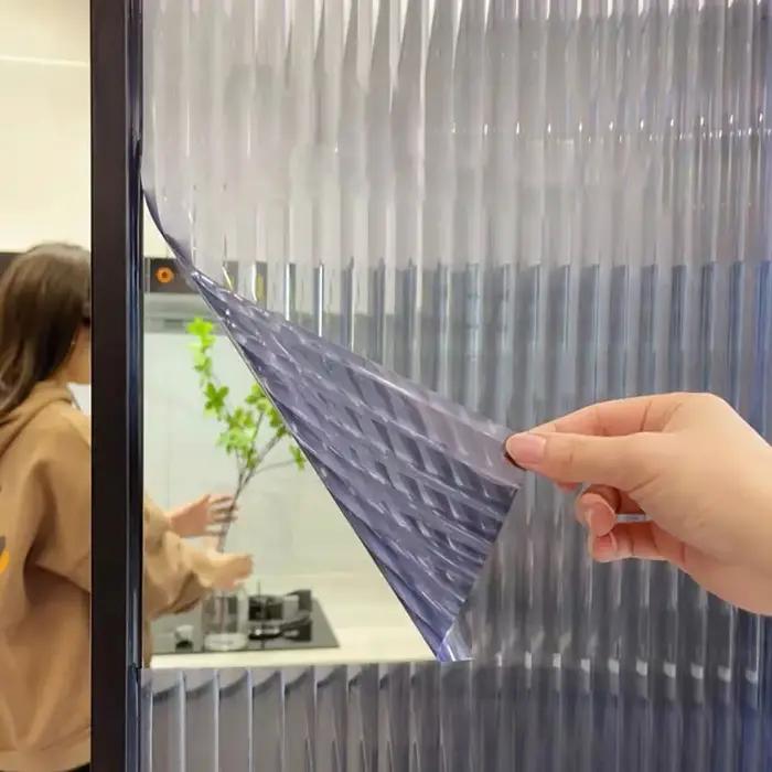 Un film pour fenêtre en verre Changhong multicolore, translucide auto-adhésif, film antidéflagrant p