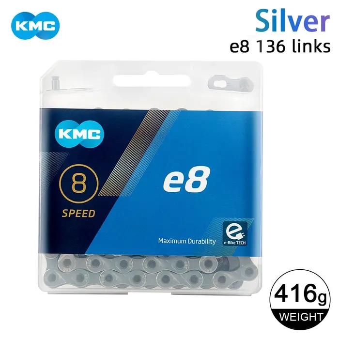 KMC E-BiKE E8 E9 E10 E11 E12 chaîne 8 9 10 11 12 vitesses 136 maillons antirouille électrique Sport vélo