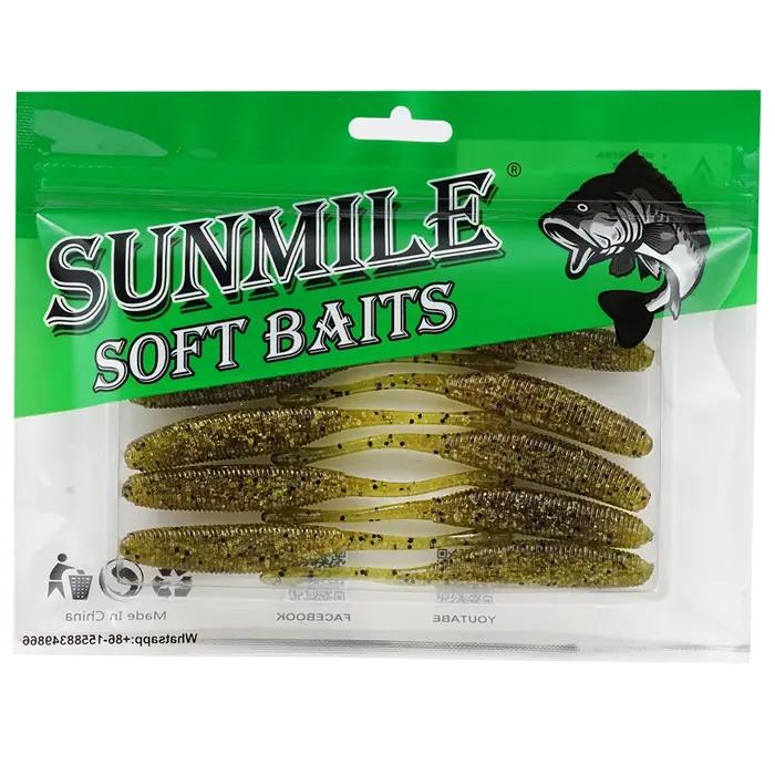 SUNMILE Leurres de pêche goutte appâts souples 7.5/9.5/11.5 cm Leurre souple Iscas