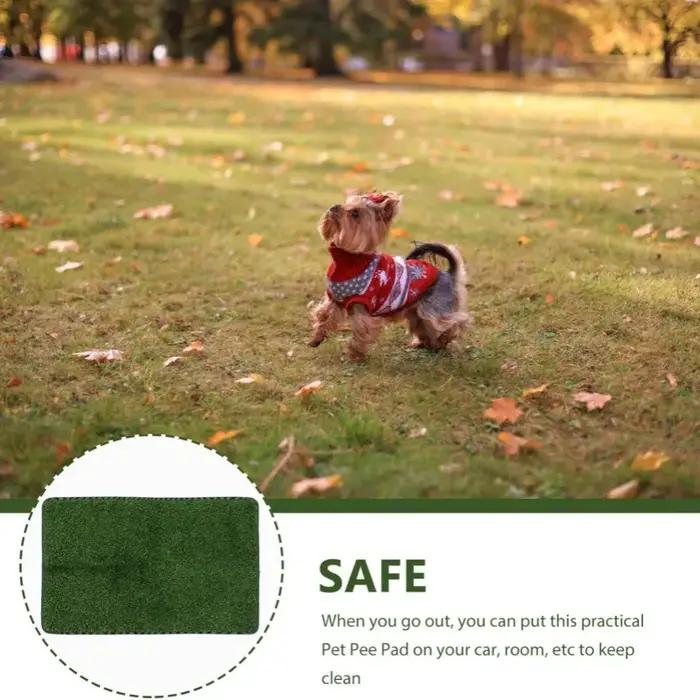 Tapis d'herbe artificielle pour chien lavable ultime