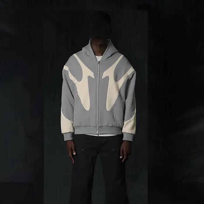 Sweat à capuche à motif diable imprimé avec lettres rétro américaines, Y2k, Harajuku, décontracté, p