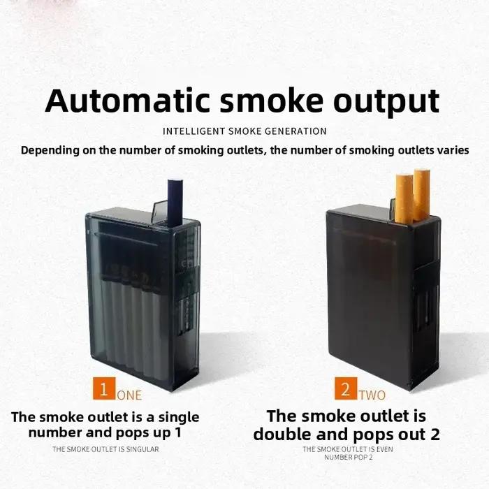 Distributeur automatique de cigarettes, boîtier en ABS translucide givré, résistant à l'humidité et à la pression, capacité de 20 cigarettes épaisses