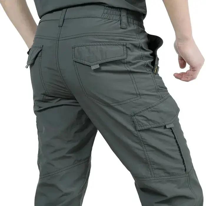 Pantalon décontracté mode urbain homme militaire tactique multi-poches sport travail ville commuting