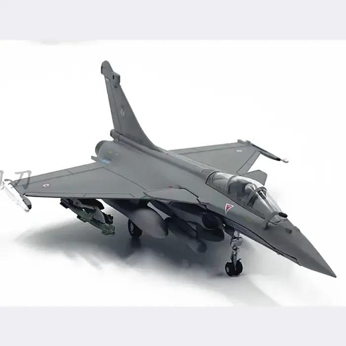 Modèle de chasseur Rafale C de l'armée de l'air française en alliage, échelle 1:100, modèle fini, décoration statique, souvenirs, cadeaux pour adultes