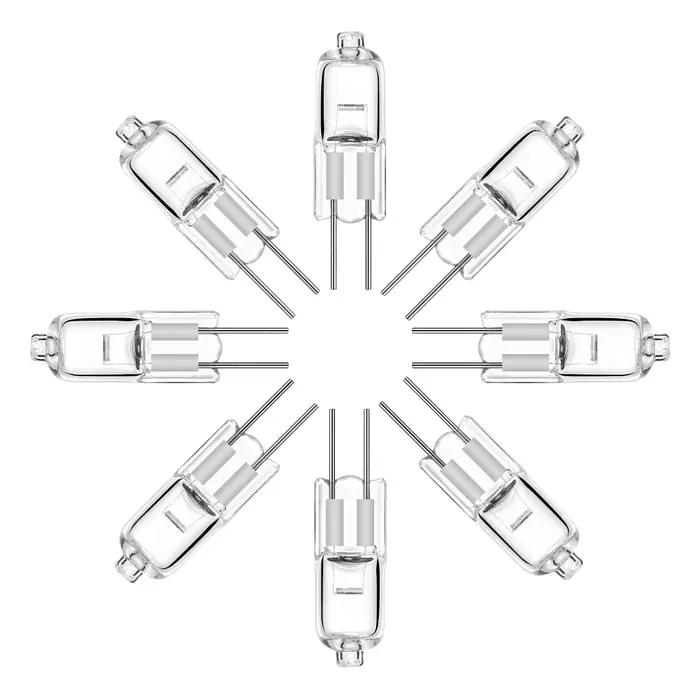 Ampoule halogène G4, lampe en cristal, blanc chaud, perles, 5W, 10W, 20W, 35W, 50W, 12V, 10 pièces