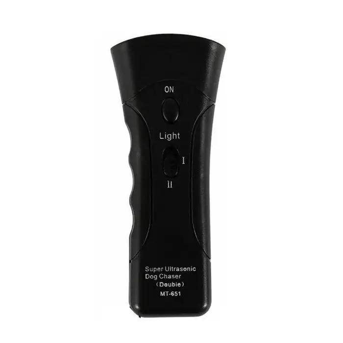 Répulsif ultrasonique pour chiens portable avec lanière et indicateur LED pour contrôler l'aboiement et l'entraînement en plein air et à la maison