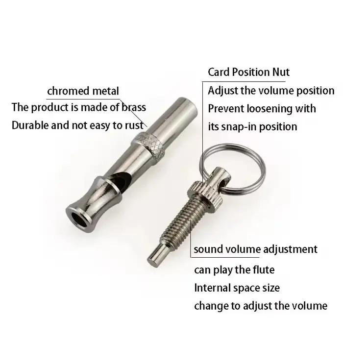 Sifflet ultrasonique réglable pour chien