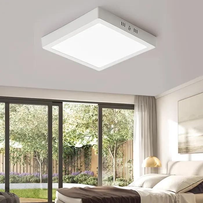 Plafonnier Led 110-265V panneau Ultra mince lumière Led pour salon chambre éclairage intérieur 20W 3