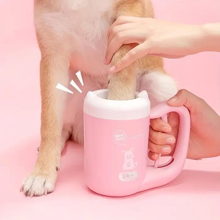 Gobelet Nettoyant Pattes Chien 360° Silicone Doux Antidérapant Portable Occasions Spéciales