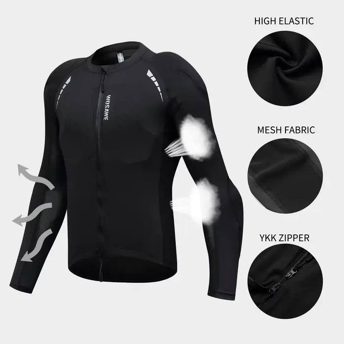 WOSAWE Veste de moto d'été respirante en maille