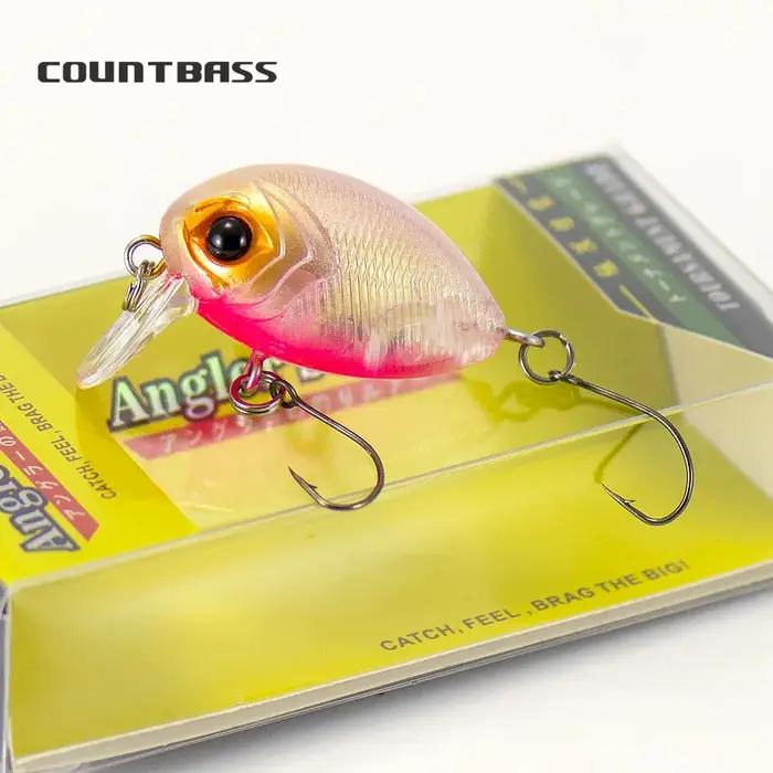 COUNTBASS appât flottant à manivelle 32mm 3.6g (1.26 ''0.13oz) plongée 0.2-0.5M pêche en plastique W
