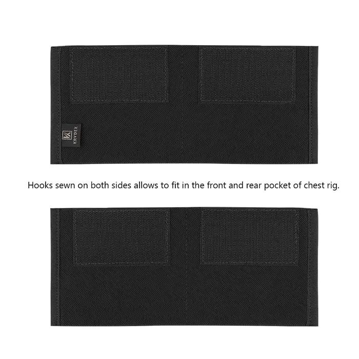 KRYDEX tactique Double fusil 7.62 HK pochette pour magazines insérer élastique Buld-in support magnétique avec attaches à crochet pour plate-forme de poitrine MK3 MK4
