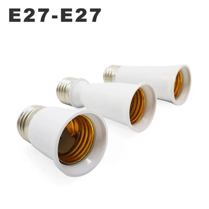Extension de Base de lampe E27 à E27, 65mm 95mm 197mm, convertisseur de support de lampe E27-E27, ad