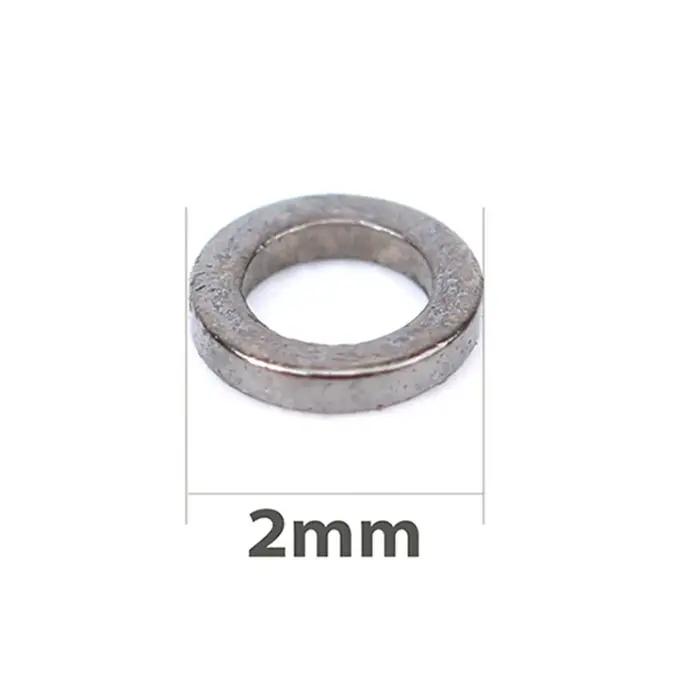 10/20/50/100 pièces joint torique anneau fort 2mm Anti-rouille Leader pêche à la mouche anneaux rond