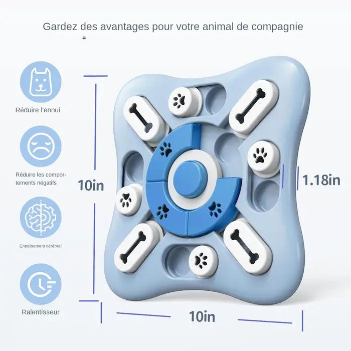 Jouets pour chiens mangeoire lente interactive augmenter chiot IQ distributeur de nourriture manger