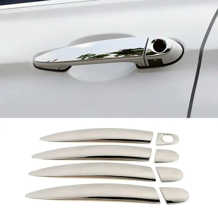 Autocollant en acier inoxydable pour poignée de porte extérieure de voiture BMW X5 X6 X1 X3 X4 X5M X6M Style chrome élégant pour femmes et hommes occasions spéciales