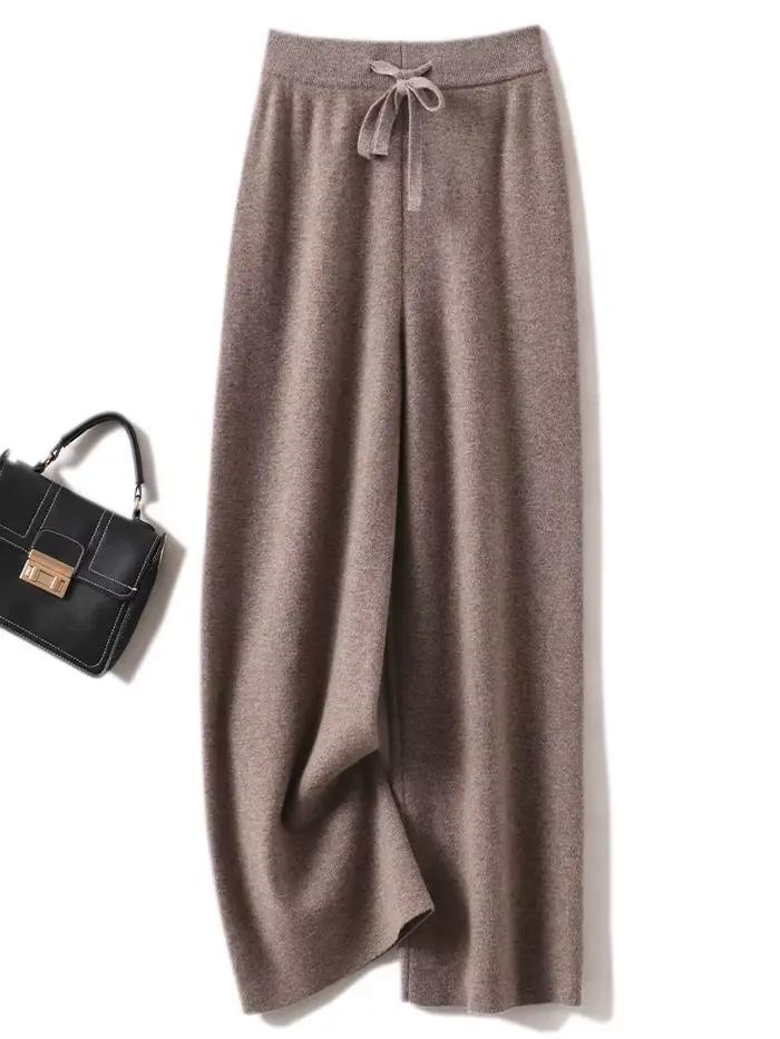 Pantalon basique doux et décontracté pour femme
